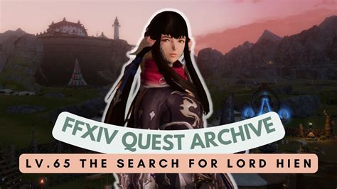 The Search for Lord Hien .